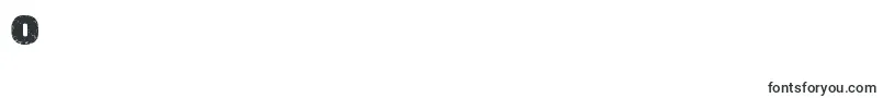 フォントTheBloodShack – フォント 数字 0