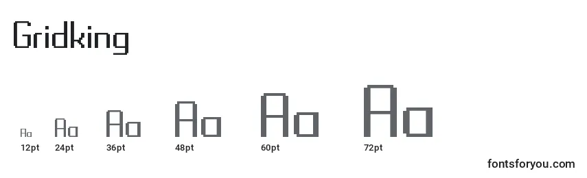 Gridking Font Sizes