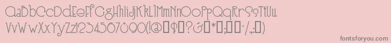 Speen3 Font – Gray Fonts on Pink Background