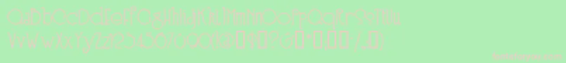 フォントSpeen3 – 緑の背景にピンクのフォント