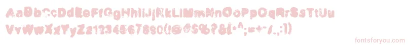 Incinera Font – Pink Fonts on White Background