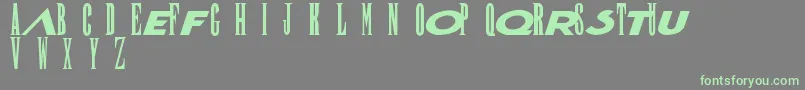 Weitere Informationen zur FinalFantasy-Schriftart FinalFantasy-Schriftart – Grüne Schriften auf grauem Hintergrund