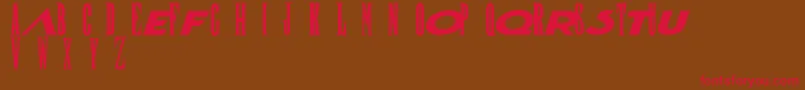FinalFantasy Font – Red Fonts on Brown Background