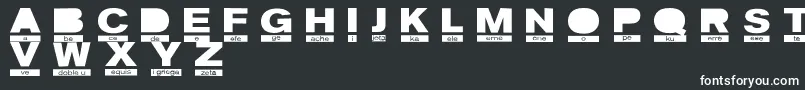 FoneticaRegular Font – White Fonts on Black Background
