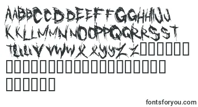 Cannibal font – garbage Fonts