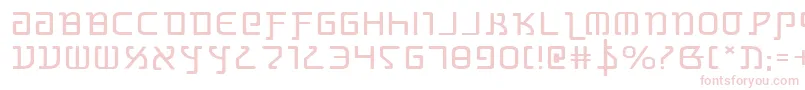 GrimlordExpanded Font – Pink Fonts on White Background