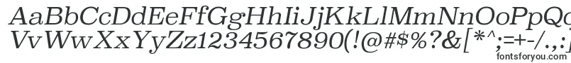 SuperclarendonltItalic Font – Industrial Fonts