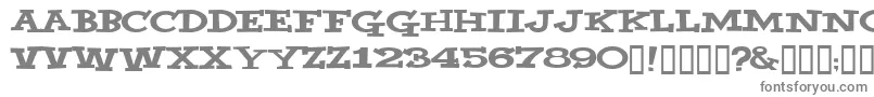 YahooВ© Font – Gray Fonts on White Background