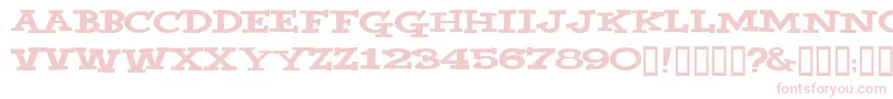 YahooВ© Font – Pink Fonts on White Background