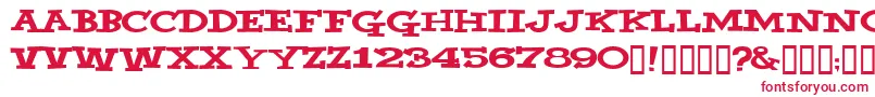 YahooВ© Font – Red Fonts