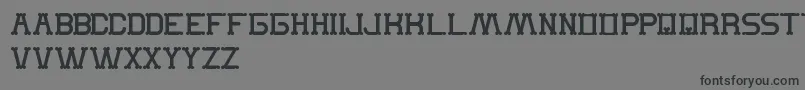 fuente TheMonkey – Fuentes Negras Sobre Fondo Gris