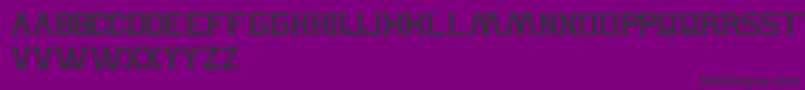 TheMonkey Font – Black Fonts on Purple Background