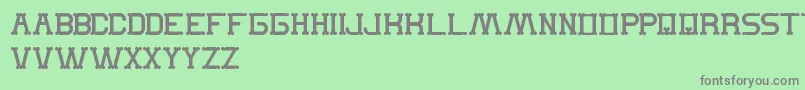 TheMonkey Font – Gray Fonts on Green Background