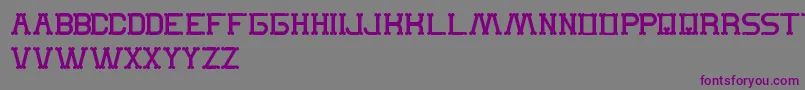 TheMonkey Font – Purple Fonts on Gray Background