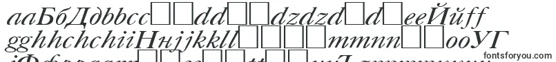 fuente UkCaslonItalic – Fuentes eslovacas
