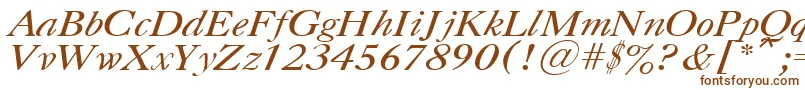 Fonte UkCaslonItalic – fontes marrons