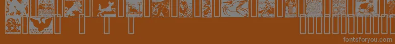 More about SangraelTM Font SangraelTM Font – Gray Fonts on Brown Background
