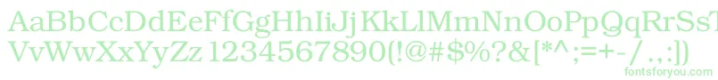 Czcionka Kacstdecorative – zielone czcionki