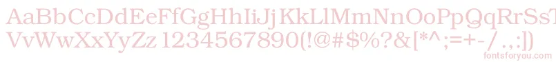 Kacstdecorative Font – Pink Fonts on White Background