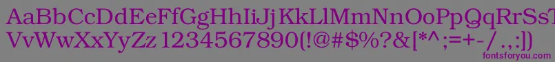 Kacstdecorative-Schriftart – Violette Schriften auf grauem Hintergrund