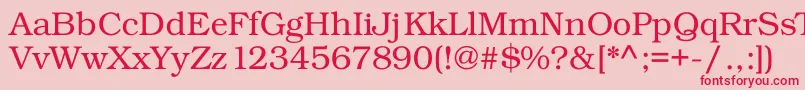 fuente Kacstdecorative – Fuentes Rojas Sobre Fondo Rosa