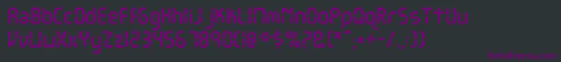 DjbGetDigital Font – Purple Fonts on Black Background