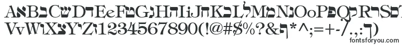 HebrewRegular Font – Fonts for Adobe Indesign