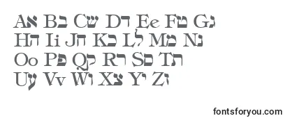 HebrewRegular Font