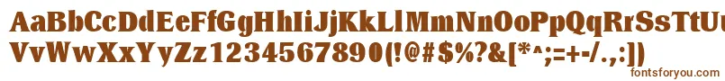 DresselBlackRegular Font – Brown Fonts