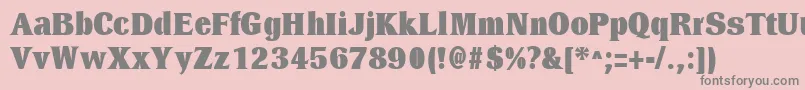 More about DresselBlackRegular Font DresselBlackRegular Font – Gray Fonts on Pink Background