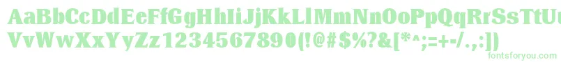 DresselBlackRegular Font – Green Fonts