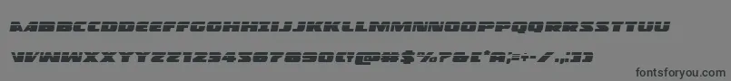 Policecruiserlasital Font – Black Fonts on Gray Background