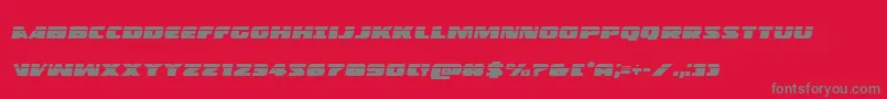 Policecruiserlasital Font – Gray Fonts on Red Background