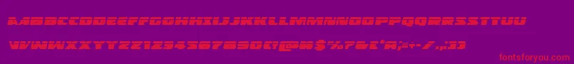 Policecruiserlasital Font – Red Fonts on Purple Background