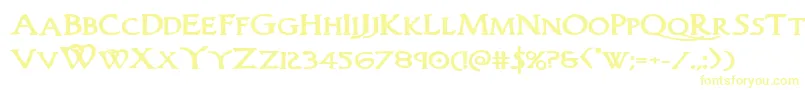 Woodgodboldexpand Font – Yellow Fonts