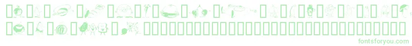 En savoir plus sur la police Yummi Police Yummi – polices vertes sur fond blanc