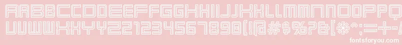 KarnivoreTecca Font – White Fonts on Pink Background