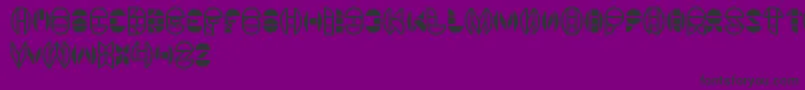 Dragon ffy Font – Black Fonts on Purple Background