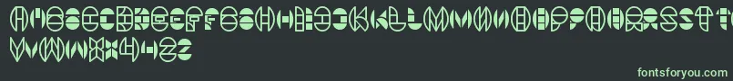 Dragon ffy Font – Green Fonts on Black Background