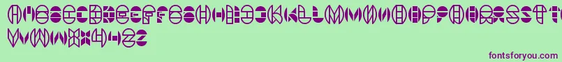 Dragon ffy Font – Purple Fonts on Green Background