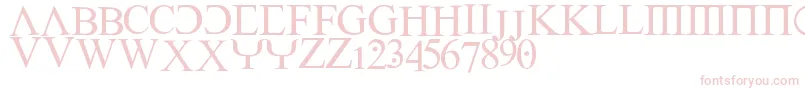Empiric Font – Pink Fonts on White Background