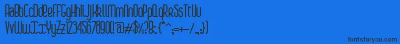fuente BoaР™Bold – Fuentes Negras Sobre Fondo Azul