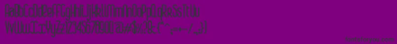 Police BoaР™Bold – polices noires sur fond violet