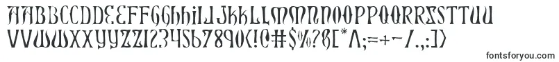 Шрифт XiphosLight – шрифты для Google Chrome