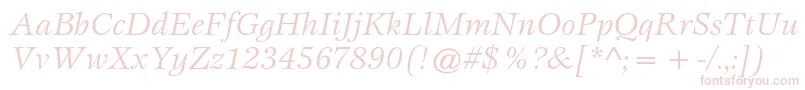Saiba mais sobre a fonte EspritstdBookitalic Fonte EspritstdBookitalic – fontes cor-de-rosa