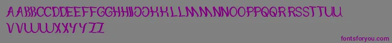 More about Together Font Together Font – Purple Fonts on Gray Background