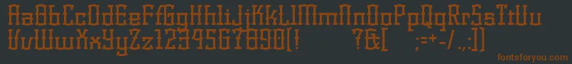 KorneuburgdisplayDisplay Font – Brown Fonts on Black Background