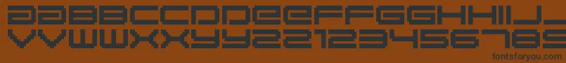 Bmgaia Font – Black Fonts on Brown Background