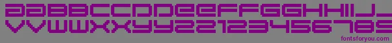 Bmgaia Font – Purple Fonts on Gray Background