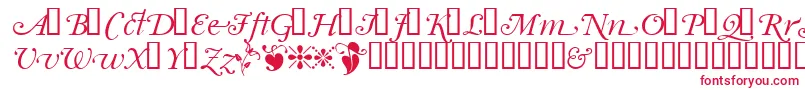 Garrymondrianswashsh Font – Red Fonts